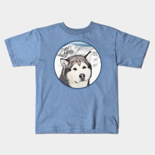 Alaskan Malamute Kids T-Shirt